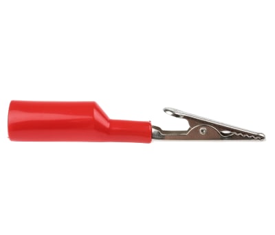 Product image for RED INSULATED ALLIGATOR CLIP