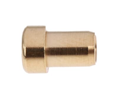 Product image for Staubli Gold Female Banana Socket - Solder Termination, 30 V, 60V dc, 10A