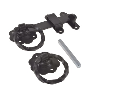 Product image for Epoxy Black Ring Gate Latch