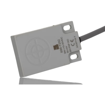 Product image for RS PRO Capacitive sensor - Block, PNP Output, 8 mm Detection, IP67, Cable Terminal