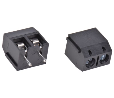 Product image for 5mm PCB terminal block, low profile, 2P