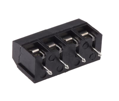 Product image for 5mm PCB terminal block, low profile, 4P