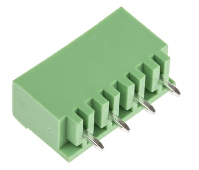Product image for 5.08 PCB terminal block, vert header, 4P