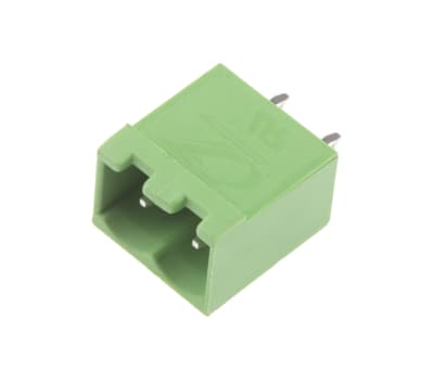 Product image for 5mm PCB terminal block, vert header, 2P