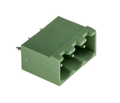 Product image for 5mm PCB terminal block, vert header, 3P