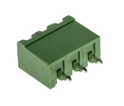 Product image for 5mm PCB terminal block, vert header, 3P