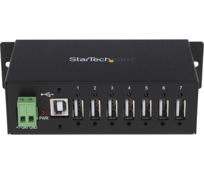 Product image for MOUNTABLE 7 PORT RUGGED INDUSTRIAL HUB