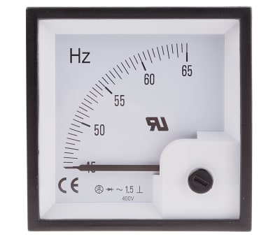 Product image for Frequency Meter 72x72 90 deg scale 400V