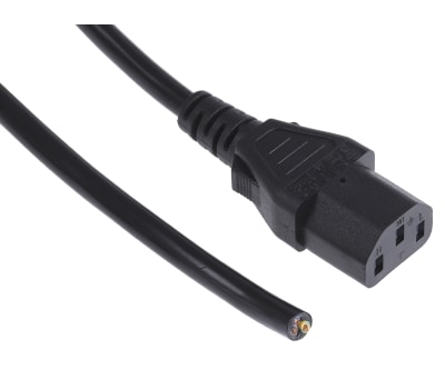 Product image for Power Cord C13 straight one end 5m