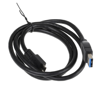 Product image for USB3 SUPERSPEED CABLE, A TO MICROB, 1M