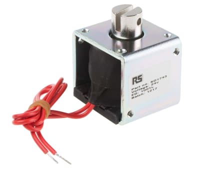 Product image for PULL ACTION HEAVYDUTY SOLENOID,12W 24VDC