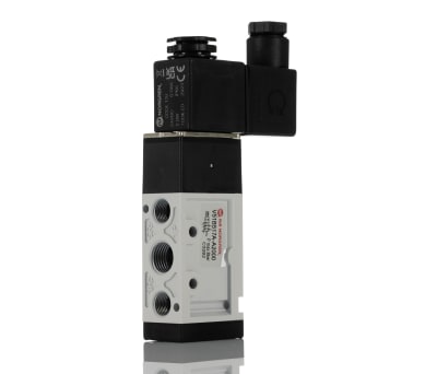 Product image for 5/2 Solenoid / Spring Valve, G1/4"