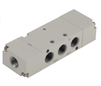 Product image for 5/2 Pilot Operated Solenoid Valve, G1/8"