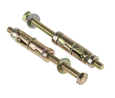 Product image for 6x40 Loose Bolt Shld Anch Zinc & Yellow