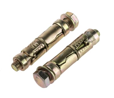 Product image for 8X10 LOOSE BOLT SHLD ANCH ZINC & YELLOW