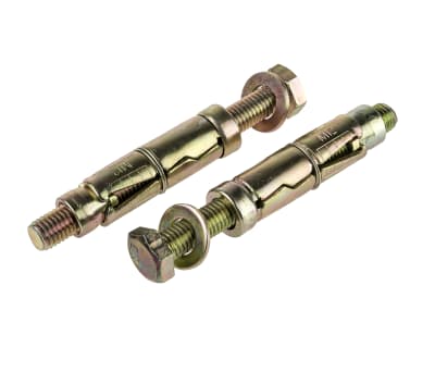 Product image for 12x40 Loose Bolt Shld Anch Zinc & Yellow