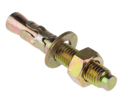 Product image for 12x80 Throughbolt Zinc & Yellow