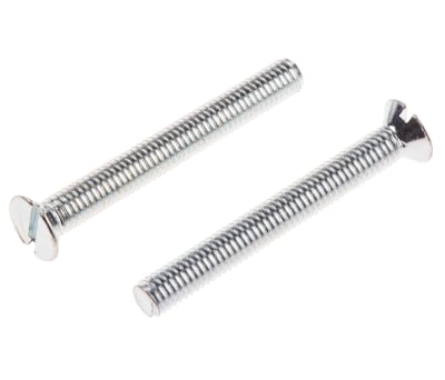 Product image for ZnPt stl slot csk head screw,M3x25mm