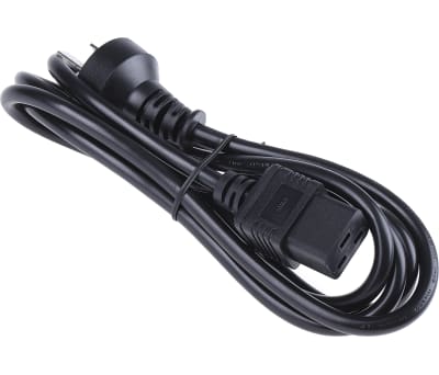 Product image for Power Cord C19 to Aust/NZ AS3112 2m