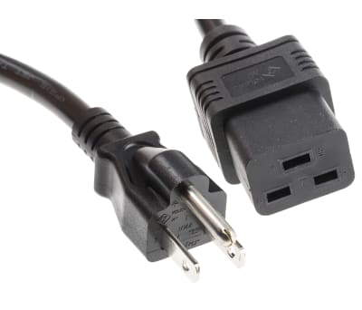 Product image for Power Cord C19 to Japan 3P 2m