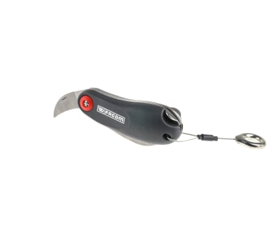 Product image for Facom Retractable 35.0mm Utility Safety Knife with Curved Blade