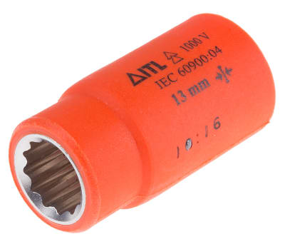 Product image for Insulated Sockets 1/2" Sq. Drive 13mm