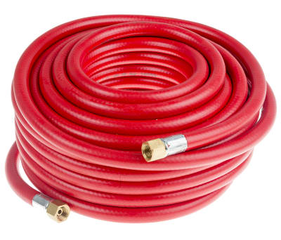 Product image for Air Hose, 6mm ID, 1/4" BSPT Unions, 15m