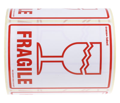Product image for Fragile Parcel  Label 108 x 79