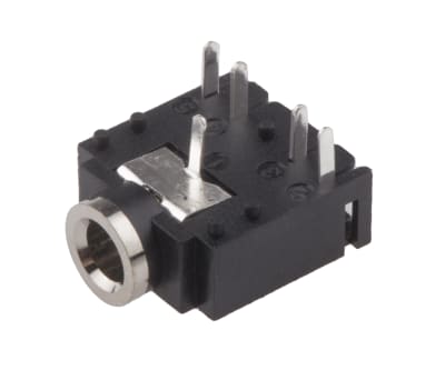 Product image for 3.5mm JACK SOCKET 5POLE PC MOUNT