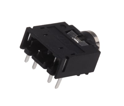 Product image for 3.5mm JACK SOCKET 5POLE PC MOUNT