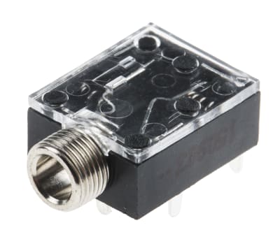 Product image for 3.5mm STEREO JACK SOCKET  WITH NUT