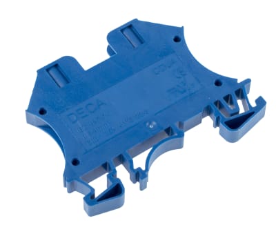 Product image for Screw Clamp Terminal Block, 4q.mm, Blue