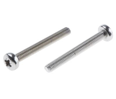Product image for A2 s/steel cross pan head screw,M3x25mm