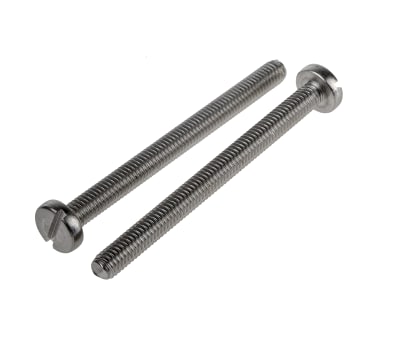 Product image for A2 s/steel slot pan head screw,M6x70mm