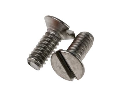 Product image for A2 s/steel slotted csk head screw,M2x5mm