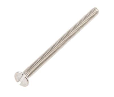 Product image for A2 s/steel slotted csk head screw,M3x40
