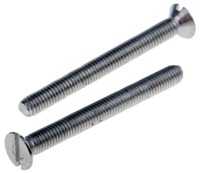 Product image for A2 s/steel slotted csk head screw,M3x30