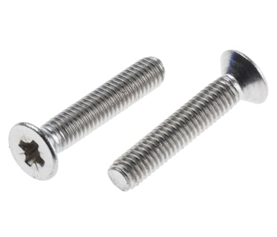 Product image for A2 s/steel cross csk head screw,M3x16mm