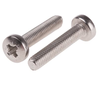 Product image for A4 s/steel cross pan head screw,M5x25mm