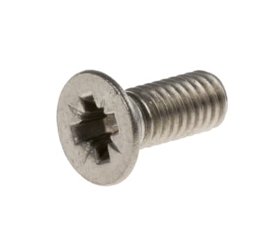 Product image for A4 s/steel cross csk head screw,M4x10mm