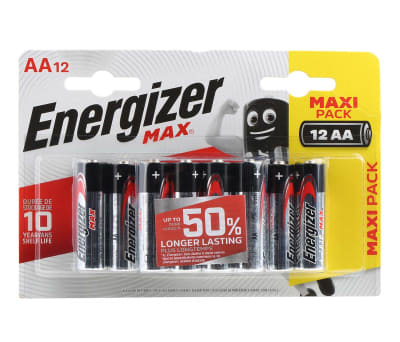 Product image for Energizer MAX Alkaline AA Battery 1.5V