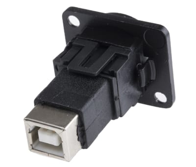 Product image for FT BLK METAL USB 2.0 A-B CSK XLR