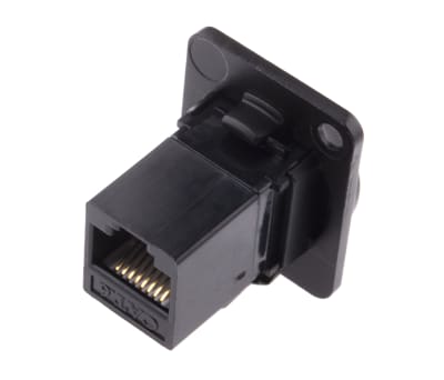 Product image for FT BLK METAL CAT6 RJ45 CSK XLR