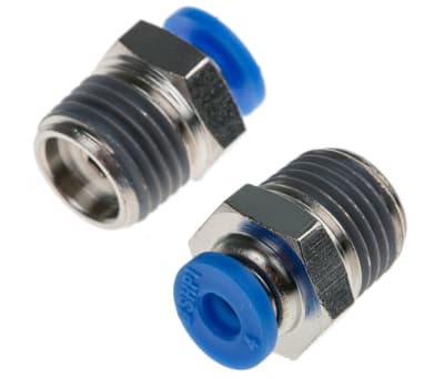 Product image for Straight Adaptor, R1/4 x 4 mm