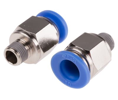 Product image for Straight Adaptor, R1/8 x 10 mm