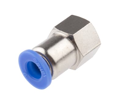 Product image for Female Straight Adaptor, R1/8" x 6 mm