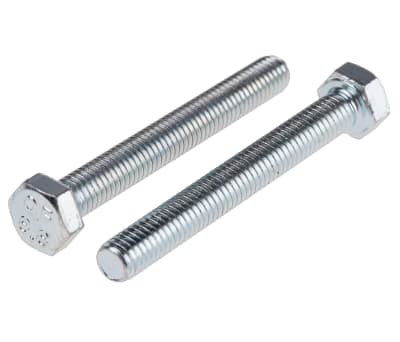 Product image for ZnPt stl high tensile set screw,M5x40