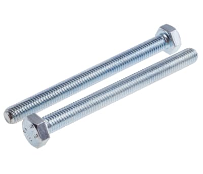 Product image for ZnPt stl high tensile set screw,M8x90