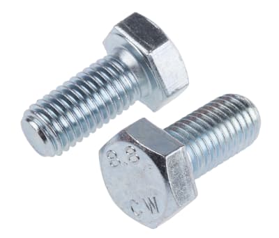 Product image for ZnPt stl high tensile set screw,M14x30