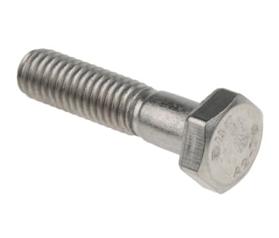 Product image for A2 s/steel hex head bolt M6 x 25mm